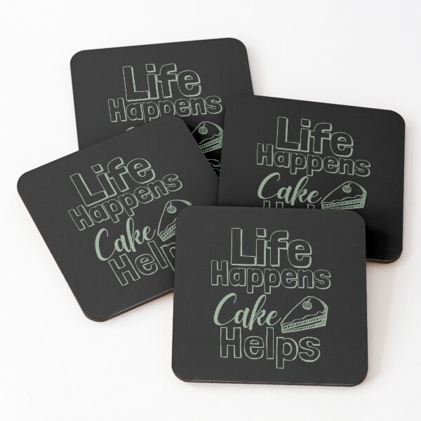 Item preview, Life Happens Cake Helps - basil designed and sold by BTCelebration.