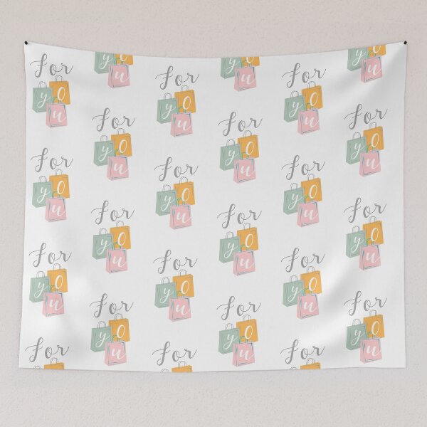 Item preview, For You Shopping Bags Typography designed and sold by happyandbubbly.