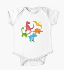 Dinosaurier Baby Body Kurzarm