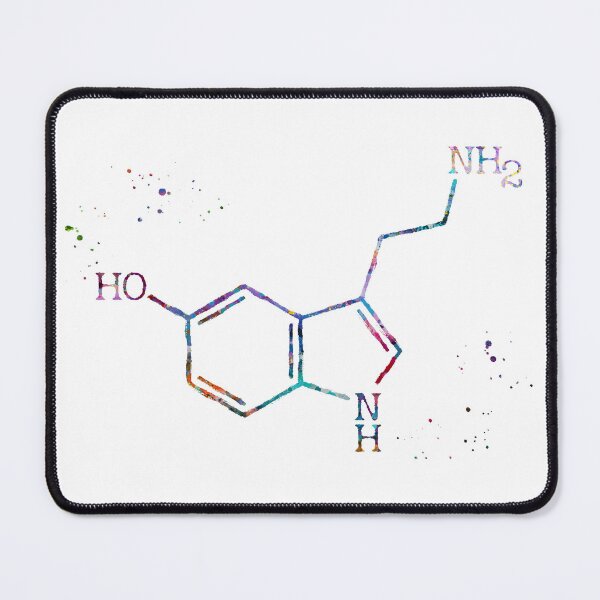 Item preview, Serotonin Molecule Formula designed and sold by EvasDreams.