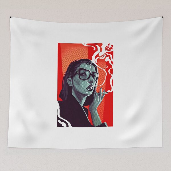 Item preview, stoner girl red and black designed and sold by chocochoks.