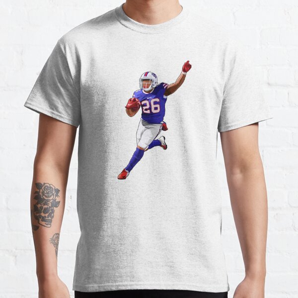 Men's Buffalo Bills Devin Singletary #26 Legend Red T-Shirt