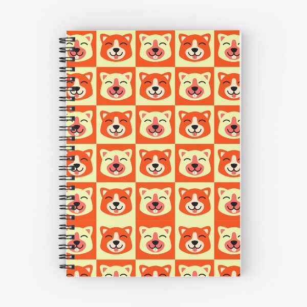 Item preview, Dog face patterns orange designed and sold by CoolArtByMboya.