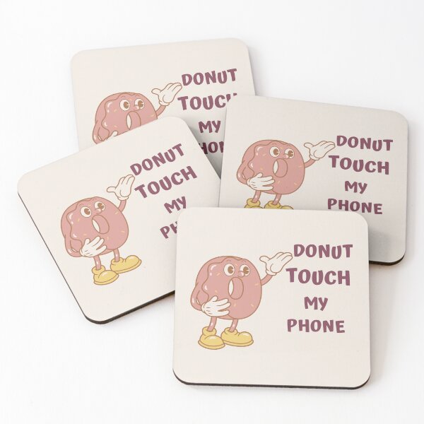 Item preview, Donut Touch My Phone - Funny Donut - Donut Lover  designed and sold by designerpriti.