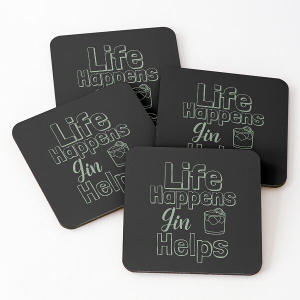 Item preview, Life Happens Gin Helps - basil designed and sold by BTCelebration.