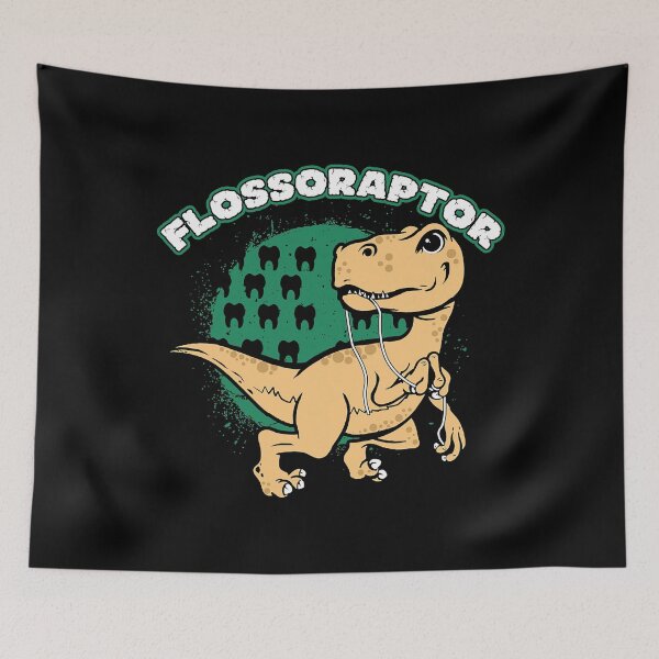 Item preview, Flossoraptor Funny Dental designed and sold by norwoodcarney.