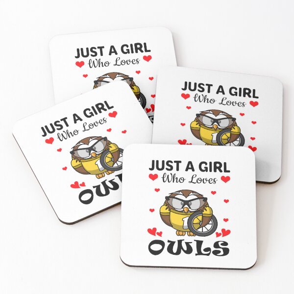 Item preview, Just a girl who loves owls designed and sold by mmammammira.