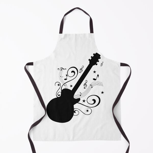 Item preview, Guitar and music silhouette designed and sold by KaisPrints.