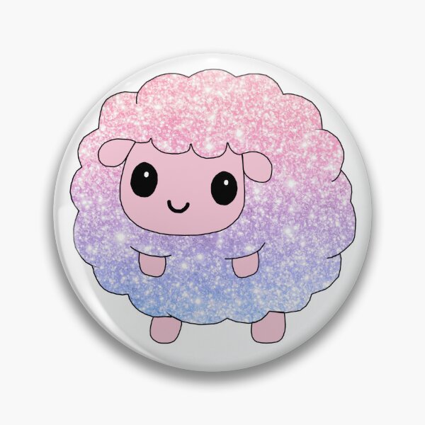 Item preview, fluffy little sheep (glitter edition) designed and sold by ShipsinParadise.