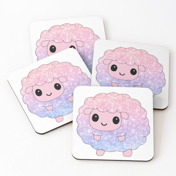 Item preview, fluffy little sheep (glitter edition) designed and sold by ShipsinParadise.