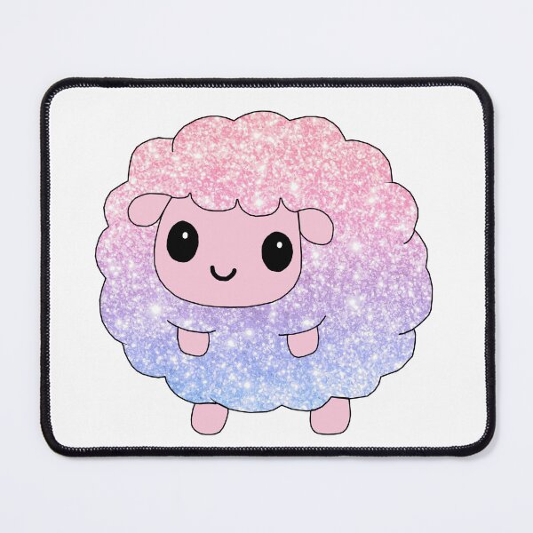Item preview, fluffy little sheep (glitter edition) designed and sold by ShipsinParadise.