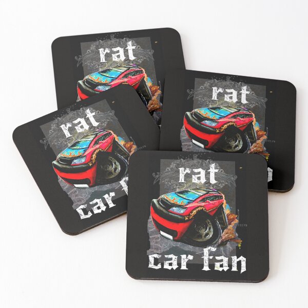 Item preview, grey version rat car fan designed and sold by vallertine.