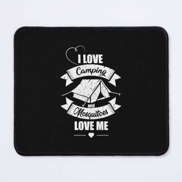 Item preview, i love camping, humorous camper gift designed and sold by lapolonaise.