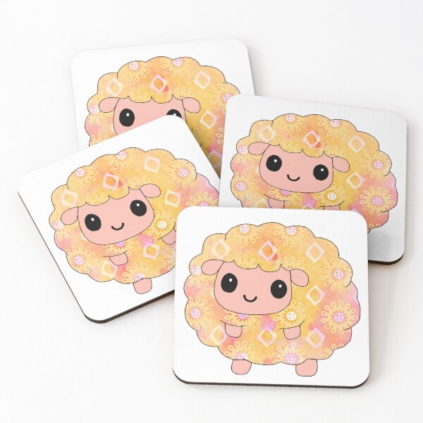 Item preview, fluffy little sheep (abstract edition) designed and sold by ShipsinParadise.