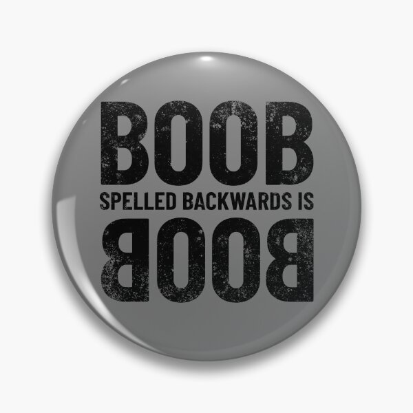 Artikelvorschau, Boob Spelled Backwards Is Boob Lover Men's Funny Boob Gear entworfen und verkauft von DynamicDesign.