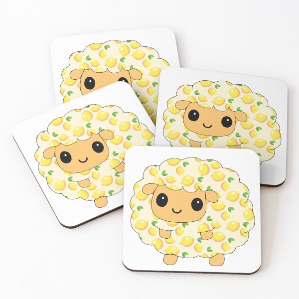 Item preview, fluffy little sheep (lemon edition) designed and sold by ShipsinParadise.