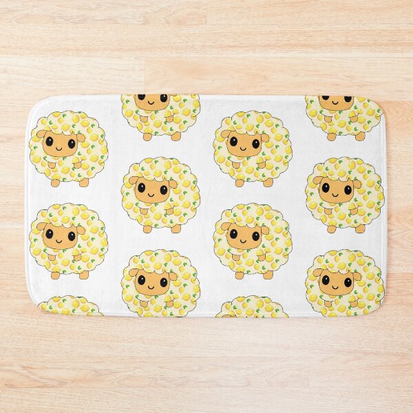 Item preview, fluffy little sheep (lemon edition) designed and sold by ShipsinParadise.