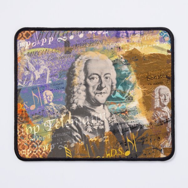 Item preview, Georg Philipp Telemann portrait, famous person of classical music designed and sold by Mauswohn.