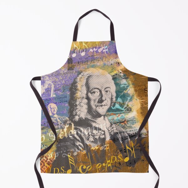 Item preview, Georg Philipp Telemann portrait, famous person of classical music designed and sold by Mauswohn.