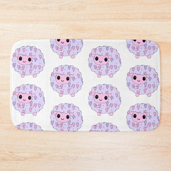 Item preview, fluffy little sheep (heart edition) designed and sold by ShipsinParadise.