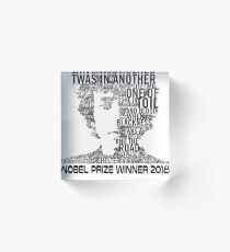 Nobel Winner 2016 Quotes Acrylic Block