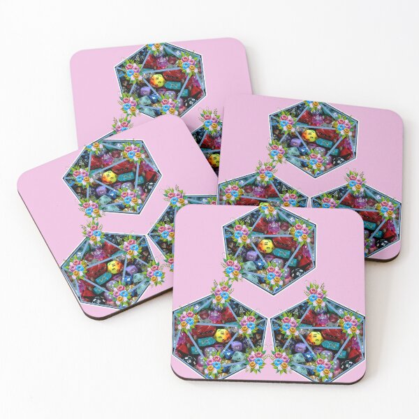 Item preview, Plant Lovers Polyhedral D20 Dice, for plant flower lovers designed and sold by fatydesignspace.