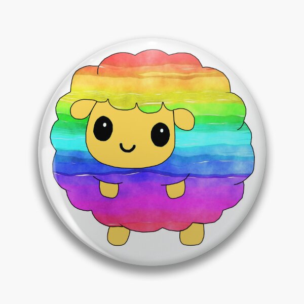 Item preview, fluffy little sheep (pride edition) designed and sold by ShipsinParadise.