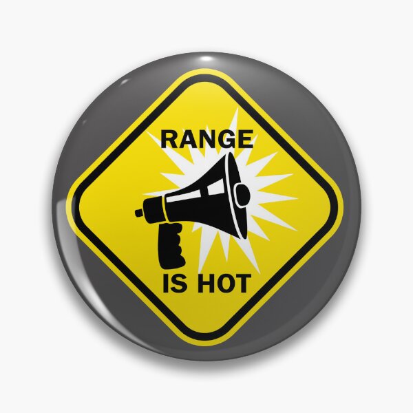 Item preview, Range is Hot IPSC Gun Military Firearm Pistol logo designed and sold by 9un5.