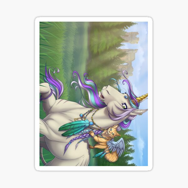 Meadow Unicorn Sticker