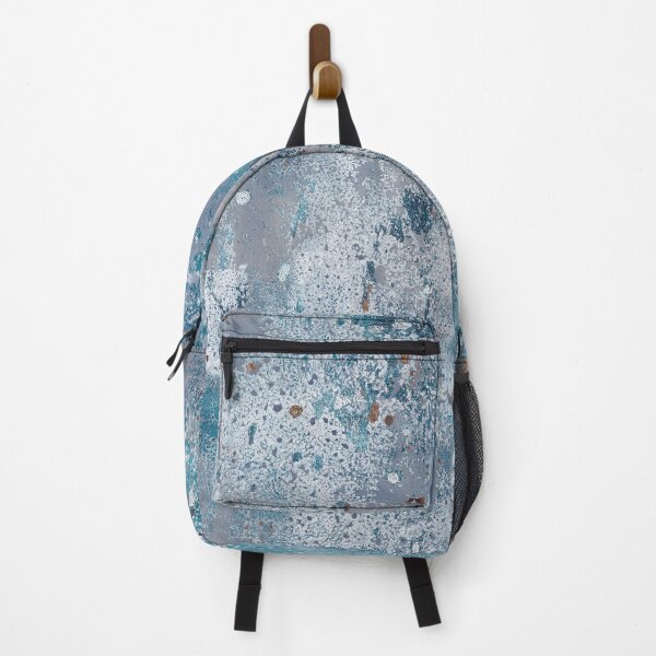 Item preview, Peeling paint in blue, white and rust. Textured, rugged, weathered designed and sold by kittyvdheuvel.
