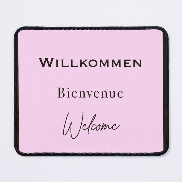 Item preview, Willkommen, Bienvenue, Welcome designed and sold by chloeeprints.