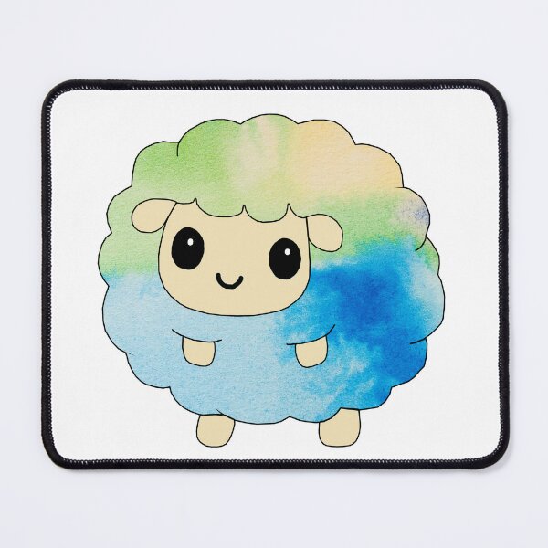 Item preview, fluffy little sheep (watercolour edition) designed and sold by ShipsinParadise.