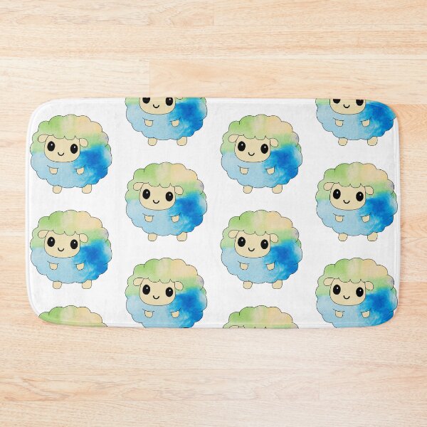 Item preview, fluffy little sheep (watercolour edition) designed and sold by ShipsinParadise.