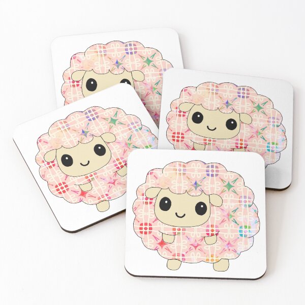 Item preview, fluffy little sheep (abstract edition) designed and sold by ShipsinParadise.