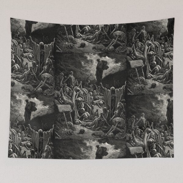 Item preview, Gustave Dore - The Vision of the Valley of Dry Bones designed and sold by UsedToBeStatue.