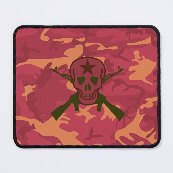 Item preview, Skull Army - Fire brick and Tangerine Camouflage designed and sold by uphome.