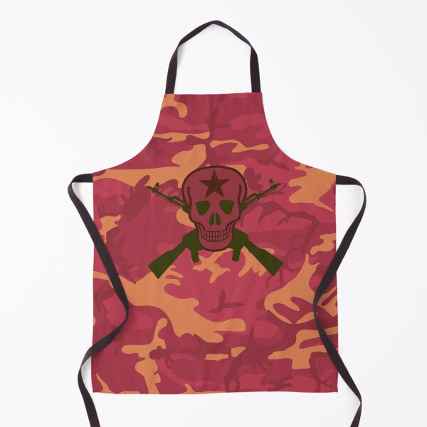 Item preview, Skull Army - Fire brick and Tangerine Camouflage designed and sold by uphome.