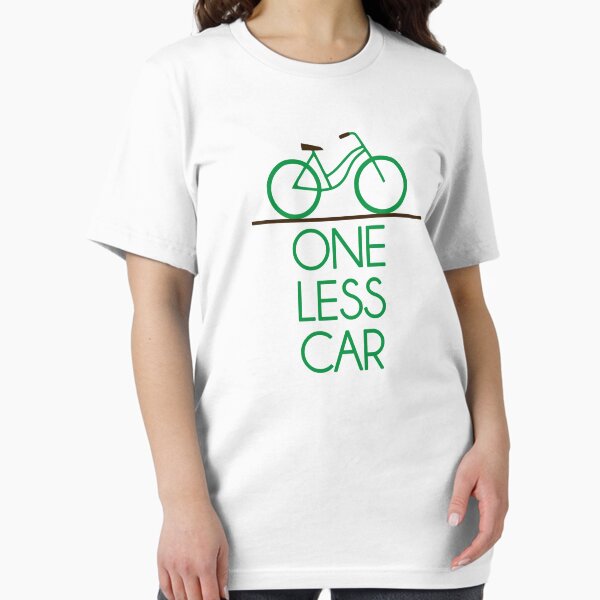 Item preview, One Less Car Earth Friendly Bicycle designed and sold by TheShirtYurt.