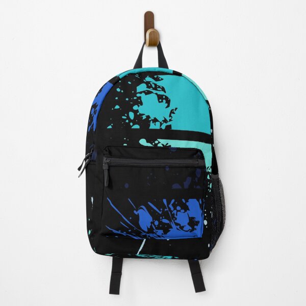 Item preview, Different Paint Splashes - Stripes Shades of Blue - S07 designed and sold by AlfabetDesign.