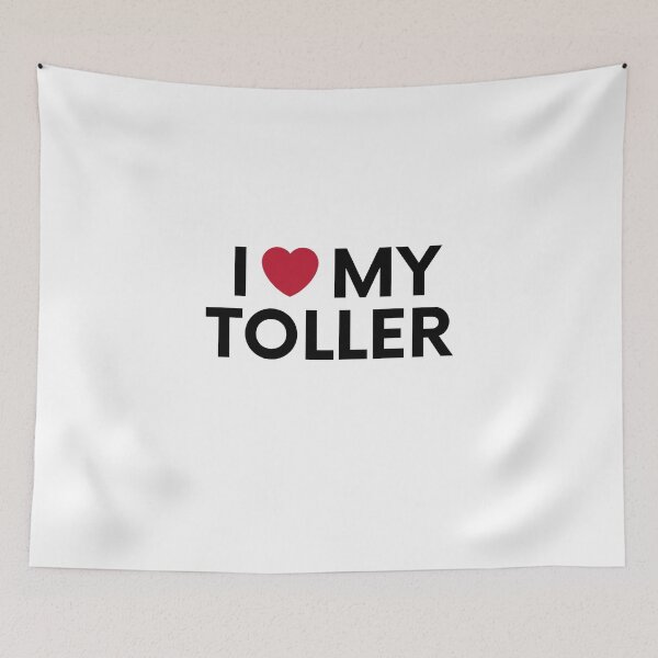 Item preview, i love my toller dog, Nova Scotia Duck Tolling Retriever designed and sold by EChendesign.