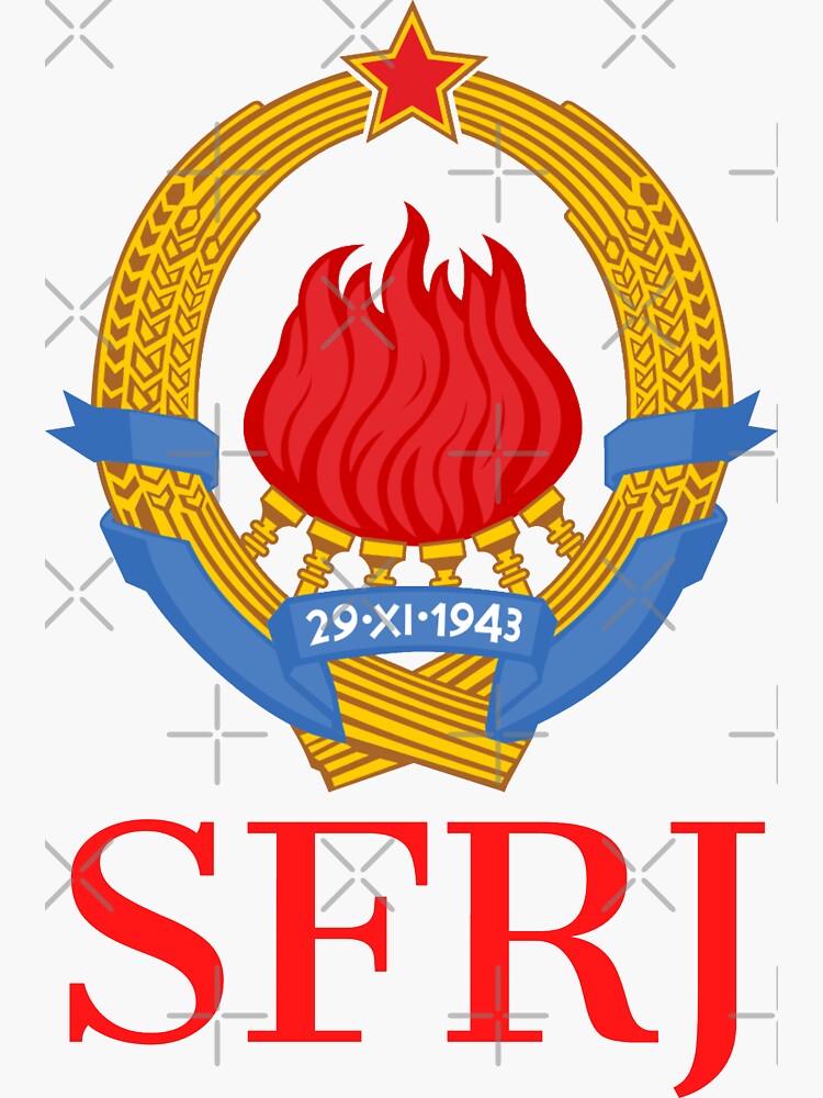 "Savezna Federativna Republika Jugoslavija SFRJ" Sticker by ...