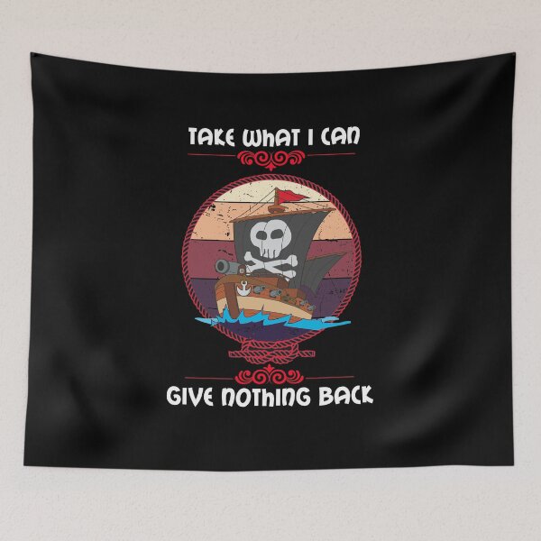 Item preview, Sailor, sailing, pirate ship, jolly roger, pirate quote designed and sold by mmammammira.