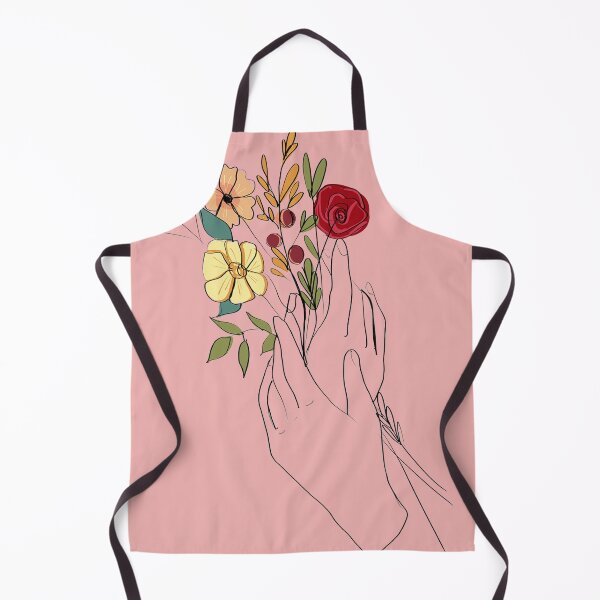 Item preview, Woman Line Drawing Flower Head designed and sold by PinkySkull.