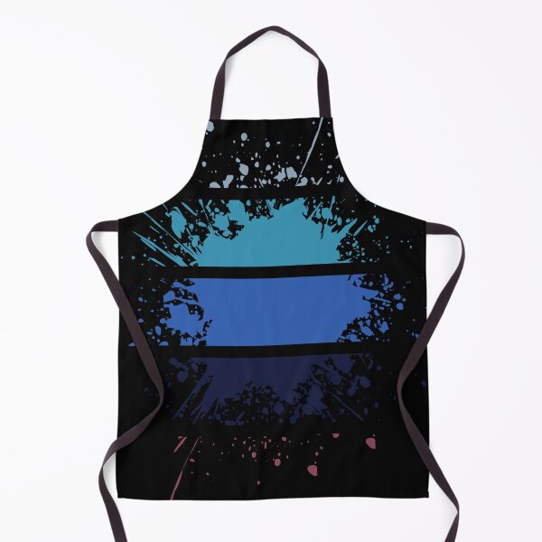 Item preview, Different Paint Splashes - Stripes Shades of Blue - S06 designed and sold by AlfabetDesign.