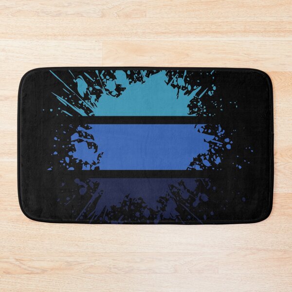 Item preview, Different Paint Splashes - Stripes Shades of Blue - S06 designed and sold by AlfabetDesign.