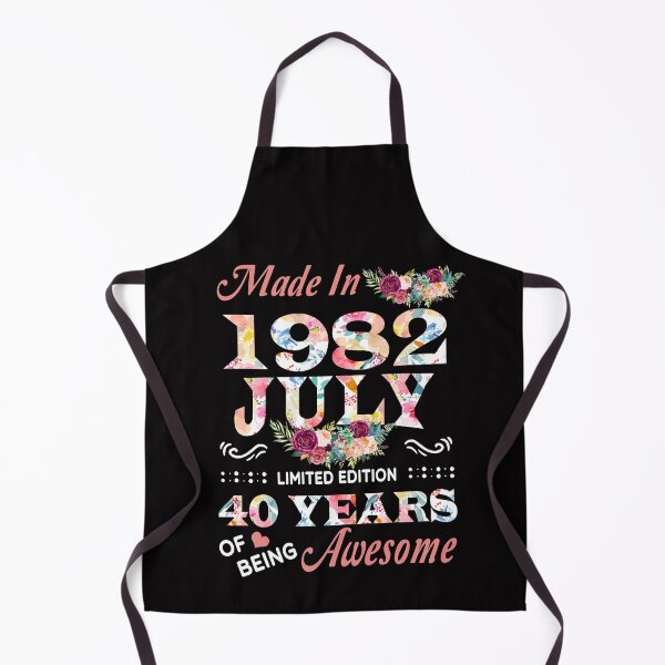 Item preview, July Flower Made In 1982 40 Years Of Being Awesome designed and sold by AperAmyiah.