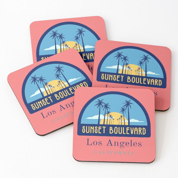 Item preview, Sunset Boulevard Los Angeles, California Blue Arch  designed and sold by FilmmakersPOV.