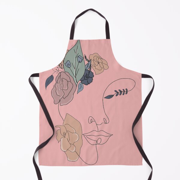 Item preview, Flower Head Woman Line Drawing designed and sold by PinkySkull.