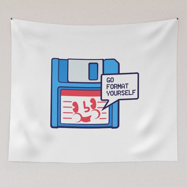 Item preview, Floppy Disk T-ShirtGo format yourself  designed and sold by BondiArthur.