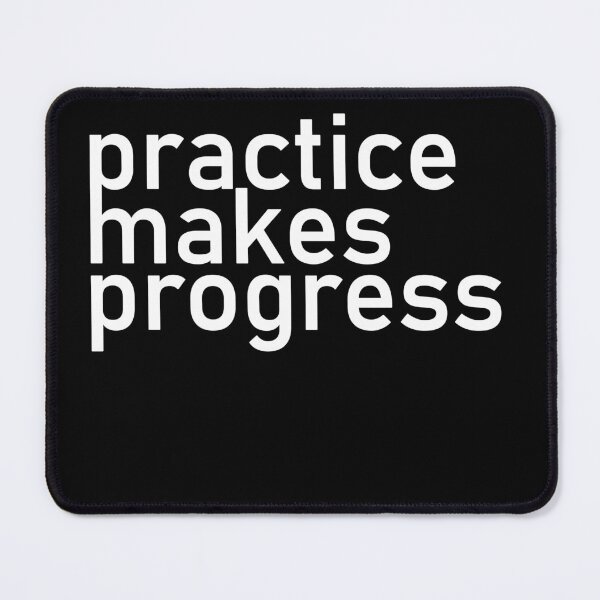 Item preview, Practice Makes Progress designed and sold by Housestore.